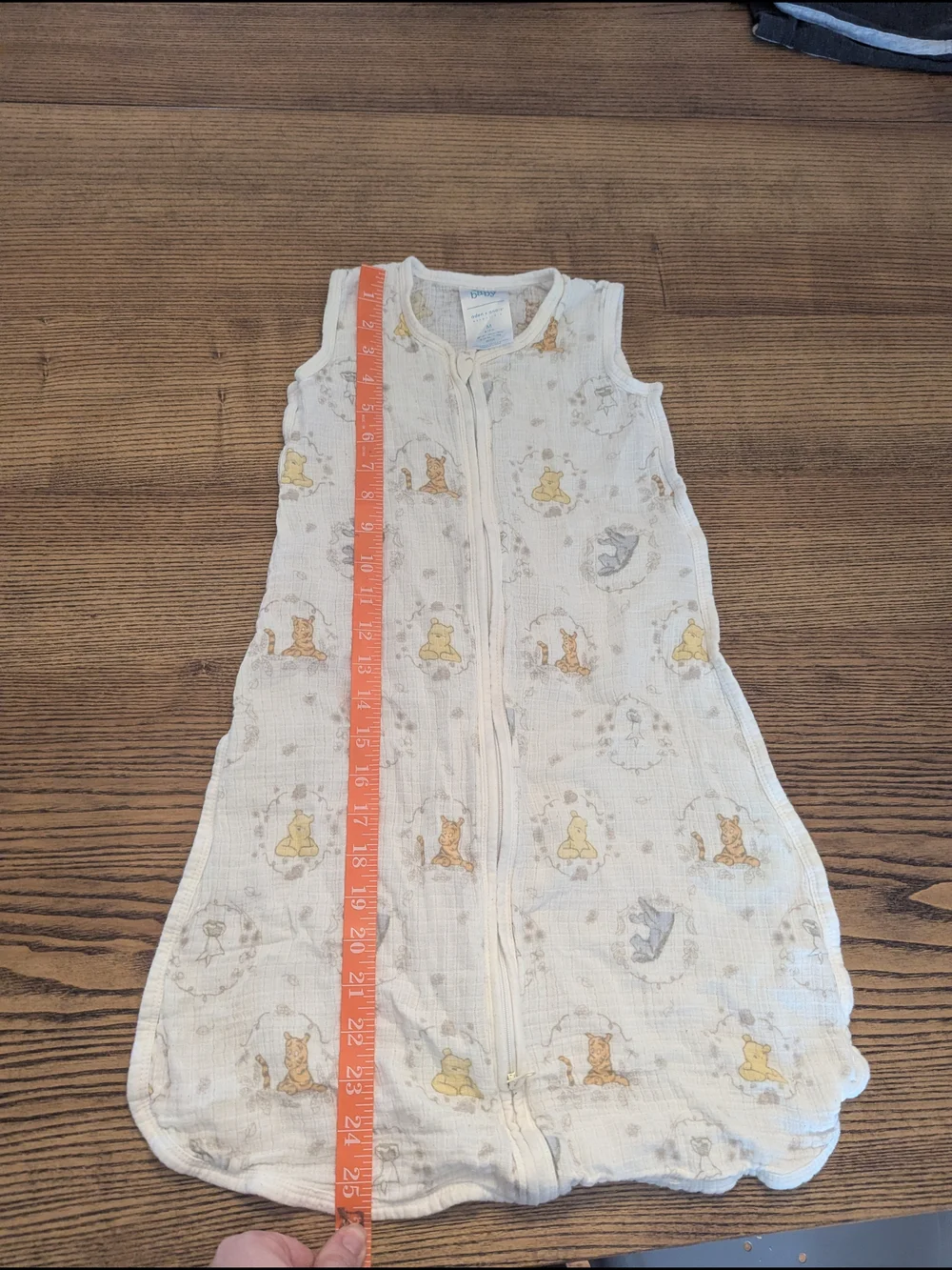 EUC Disney Baby Aden + Anais Classic Winnie the Pooh M 6-12 month sleep sack
